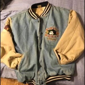 Vintage Mickey Mouse varsity jacket